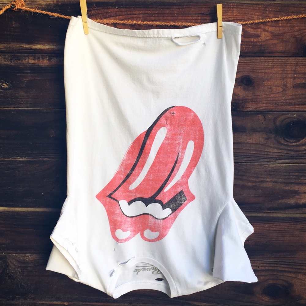 Custom Destroyed Rolling Stones Tee